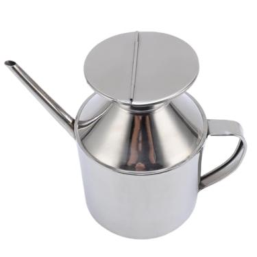 Imagem de Dispensador de Azeite de Aço Inoxidável, Pulverizadores de óleo de Mamadeira à Prova de Vazamentos Com Bico Longo, Derramamento Preciso para Molho de Soja de Vinagre (800ml)