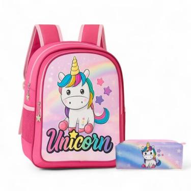Imagem de Mochila Infantil Escolar Bolsa Masculina Criança Menino Reforçado + Es