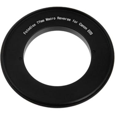 Imagem de Fotodiox 77mm Macro Reverse Mount Adapter, para Canon EOS 1D, 1DS, Mark II, III, IV, 1DC, 1DX, D30, D60, 10D, 20D, 20DA, 30D, 40D, 50D, 60D, 60DA, 5D, Mark II, Mark III, 7D, Rebel XT, XTi, XSi, T1, T1i, T2i, T3, T3i, T4, T4i, C300, C500