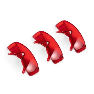 Imagem de FUREIN SMILE Óculos De Segurança Para Laboratório Odontológico, 3 Peças, Antiembaçantes, Proteção Os Olhos, Clareamento Dental, Luz Cura