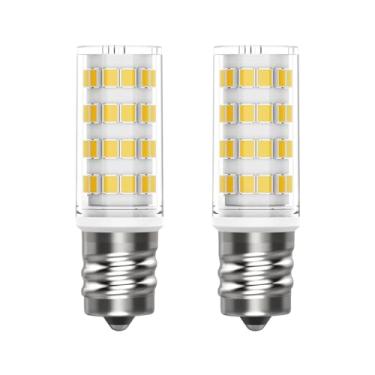 Imagem de Suiyueshentou Lâmpada Led Kei D28A Kel2811 5304517886 Para Substituição Em Geladeira Frigidaire Kenmore Electrolux 5304498578 7297114000 7241552801 D28M Kel 2815, Pacote Com 2 Unidades (Branco Quent