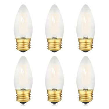 Imagem de LUMILECT Lâmpadas Led E26 Reguláveis, Equivalente A 25 W, 3000 K, Branco Suave, Base De 2 Watts, Lustre 200 Lm, Vela Foscas B11, Pacote Com 6