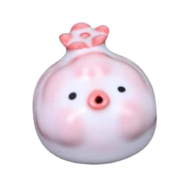 Imagem de Ｂｅｓｇａ Porta-incenso de cerâmica para chá, bichinho de estimação, artesanato fofo, enfeite de mesa, miniatura, estatueta para quarto, casa, escritório,