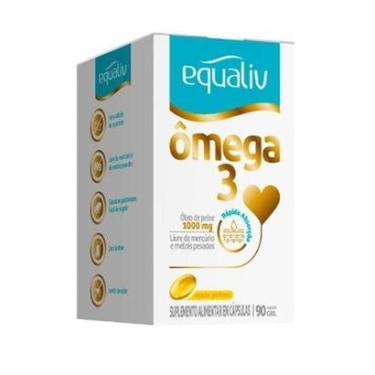 Imagem de Ômega 3 1000mg Livre de Metais Pesados 90 Cápsulas Equaliv -Unissex