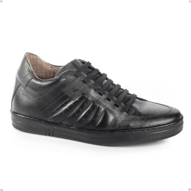 Imagem de Sapatênis Rafarillo Couro Masculino Aumenta Altura Urbano