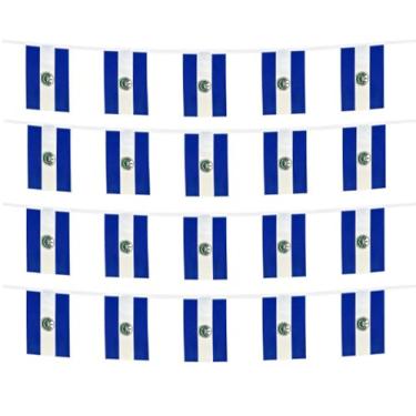 Imagem de FFILL 20 pés 20 bandeiras bandeira das Américas do Norte e do Sul, mini bandeira pequena bandeira, para festas, lojas e bares, decorações ao ar livre - bandeiras nacionais temáticas da América do Sul