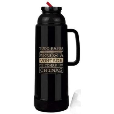 Imagem de Garrafa Térmica Com Flip Para Chimarrão E Terere 1 Litro
