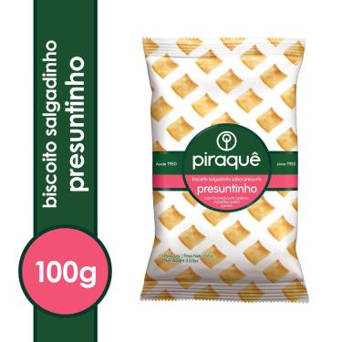 Imagem de Biscoito Salgado Piraquê Presuntinho 100g
