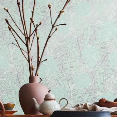 Imagem de Papel De Parede House Of Turnowsky Floral Verde 389054