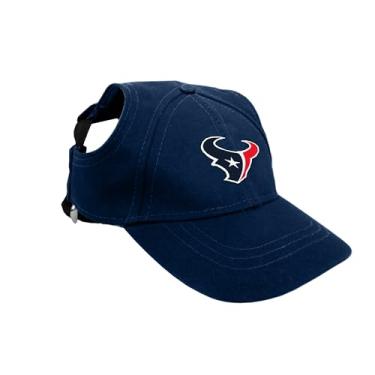 Imagem de Littlearth Boné de beisebol Houston Texans NFL para animais de estimação, pequeno