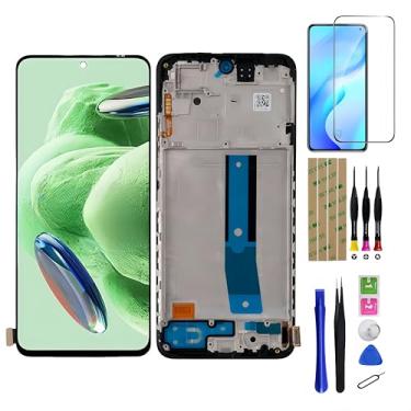 Imagem de Tela para Xiaomi Redmi Note11 4G 2201117TG 2201117TI 2201117TY Tela LCD de substituição para tela sensível ao toque com ferramentas de reparo (preto com moldura)