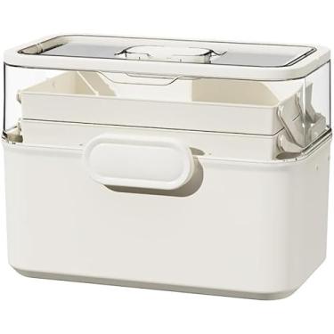 Imagem de Organizador De Frasco De Comprimidos,organizador De Frasco De Medicamento,caixa De Armazenamento De Medicamentos,armazenamento De Organizador De Medicamentos,organizador De Medicamento, White, M