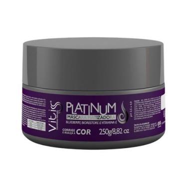 Imagem de Mascara capilar hidratação Vitiss Platinum 250g matizadora cabelos loi