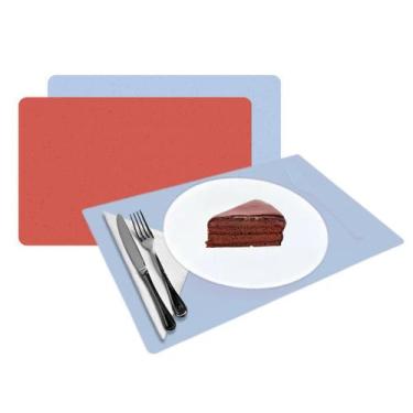 Imagem de Kit Jogo 2 Descansos de Prato material sintético Impermeável Multifunc