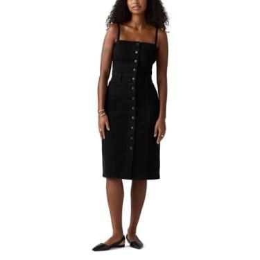 Imagem de Levi's Vestido bustiê jeans feminino, Novidade feminina (elástica), PP