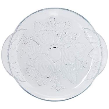 Imagem de TRAVESSA OVAL DE VIDRO GARDÊNIA 25,5x28,5x4cm