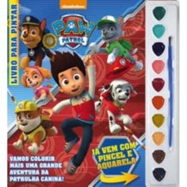 Imagem de Patrulha Canina Livro para Pintar com Aquarela