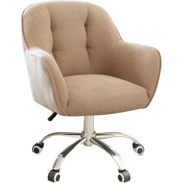 Imagem de Cadeira De Escritório Giratória, Almofada Grossa Flexível, Giratória Ajustável Giratória, Cadeira Ergonômica Para Adultos E Crianças Para Escritório Em Casa, Brown