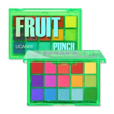 Imagem de Paleta de sombras de maquiagem UCANBE Fruit Punch 15 Shades