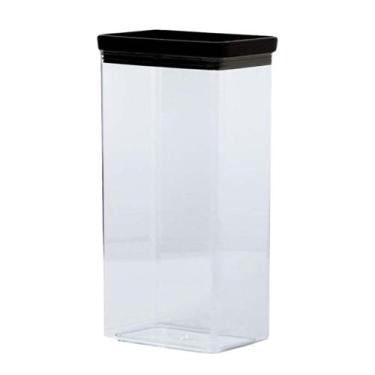 Imagem de Pote Hermético Acrílico Retangular Lumini Empilhável 2600ml - Paramoun