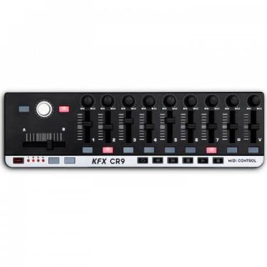 Imagem de KFX CR9 Controlador Midi USB para Daw 9 Faders Botões etc