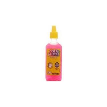 Imagem de Cola com glitter Acrilex pink 35g