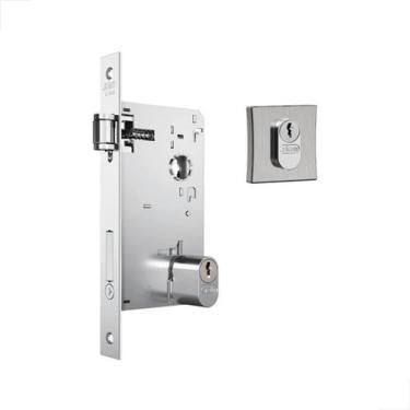 Imagem de Fechadura 1601 Stam Externa Pivotante Quadrada Cromado 55mm