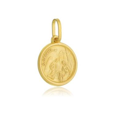Imagem de Pingente Medalha São Gabriel Ouro Amarelo 18 Kl - Juniorjoiaspiracicab