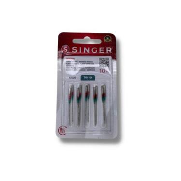 Imagem de Agulhas de Máquina de Costura Singer Doméstica - 1 Pacote (10 Agulhas)