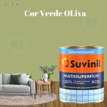 Imagem de Tinta Epóxi Suvinil Multissuperfícies Antimofo Base Água Cor Verde Lav