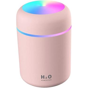 Imagem de Difusor De Ar Elétrico Umidificador De óleo De Aroma USB Pulverizador Fresco De Névoa Com Luz Noturna - Rosa