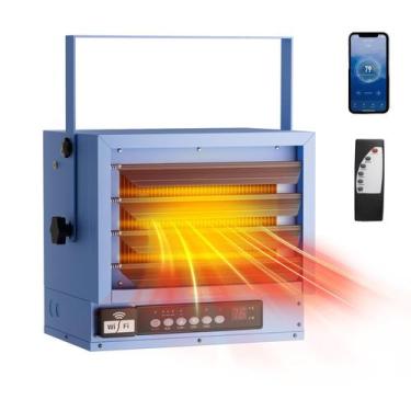 Imagem de Aquecedor Elétrico de Garagem ROVSUN 5000W - com Controle Remoto e App