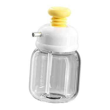 Imagem de IEUDNS Dispensador de óleo, frasco de óleo de gergelim transparente, recarregável, 100 ml, frasco para molho de soja, para, churrasco, salada, Branco