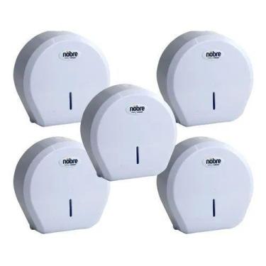 Imagem de 5 Dispenser Suporte De Papel Higiênico Rolo 200 A 500m Nobre