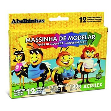 Imagem de Massa de Modelar 12 Rolos Acrilex