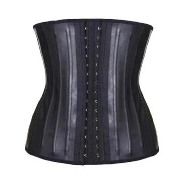 Imagem de Cinta Modeladora De Látex Para Mulheres Com 25 Aros De Aço, Cinto Redu