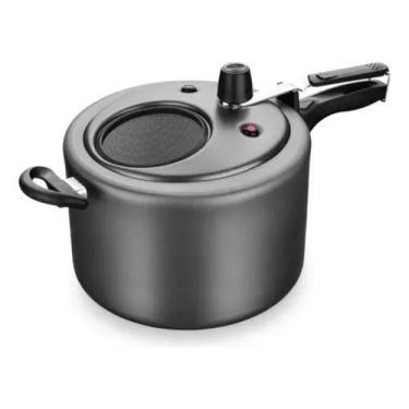 Imagem de Panela de pressao mta 8,0l visor superior grafite