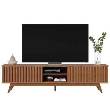 Imagem de Rack Bancada Fortaleza Freijó Para Tv Até 75 - Colibri Freijó