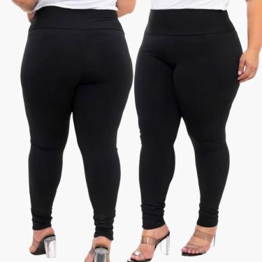 Imagem de Calça legging Flanelada Feminina - Legg Suplex Peluciada Plus Size