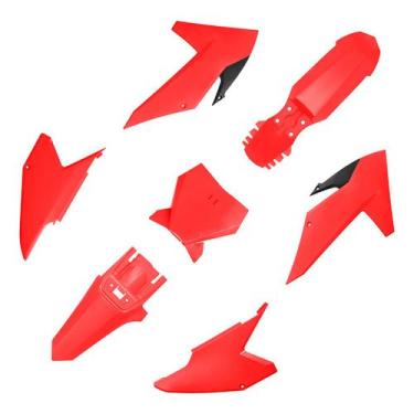 Imagem de Kit Plástico Completo Biker My23 Crf 230 2008/2021, Vermelho