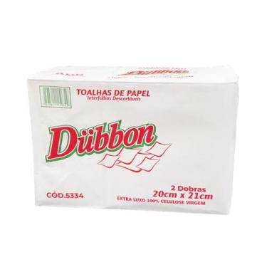 Imagem de Papel Toalha Interfolha 02 Dobras Folha Simples Dubbon Ouroppel