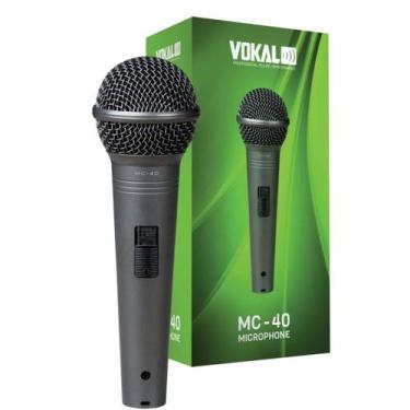 Imagem de Microfone Vocal Vokal MC40 500 Ohms Metal AntiPuff Ideal para Shows Ig