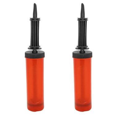 Imagem de Kit De Bombas Para Bexigas Balões Para Aniversários Vermelha - 2 Unida