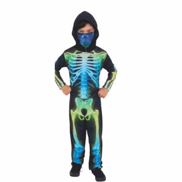 Imagem de Fantasia Infantil Esqueleto Neon - Tam. P (2 a 3 anos) - Anjo Fantasias