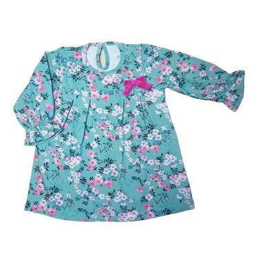 Imagem de Vestido Bebê Estampado Floral Verde Tamanho GG - Ralakids