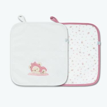 Imagem de Kit 2 Babinhas Paninho de Boca Matelasse Bons Sonhos -Hug