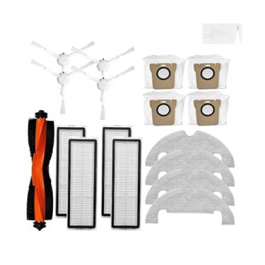 Imagem de Compatible With Xiaomi Robot Vacuum X10 Robot Vacuum Cleaner Parts Replacement Main Side Brush Hepa Filter Mop Cloth Dust Bag Accessories(Set 2)