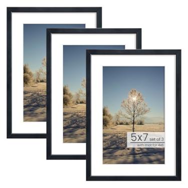 Imagem de Acovy Porta-retrato 12 x 18 cm, plano inclinado de alumínio, moldura 12 x 17 cm, fosco para 10 x 15 cm, com acrílico de alta definição, para exibição de parede ou mesa, gancho de parede incluído