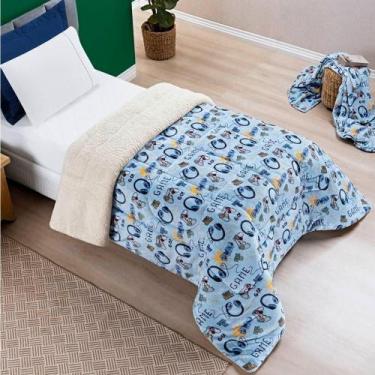 Imagem de Edredom Solteiro Coberdrom Infantil Sherpa Com Mantinha 1 Peça - Game 