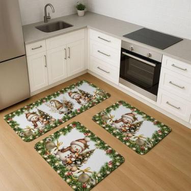 Imagem de Passadeira de Natal Avulsa 1,20x0,45  Antiderrapante com Estampa Natal